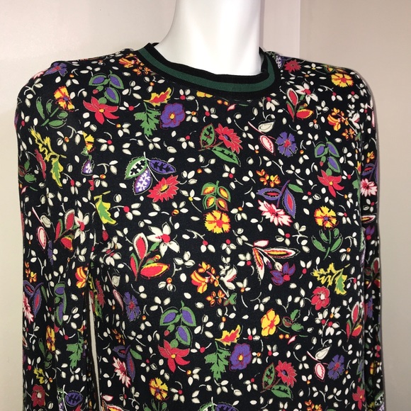 Zara Retro Floral Multicoloured Ruffle Flowy Dress - Picture 4 of 12